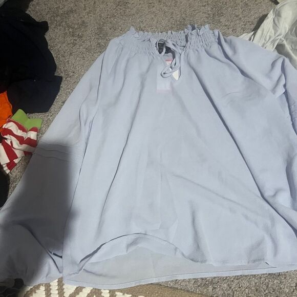 NWT Social Standard by Sanctuary Tallie Peasant Top - Picture 9 of 15